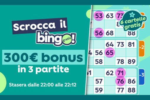 Scrocca il bingo gratis