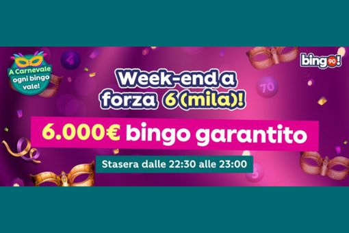 Week-end a forza 6(mila)!